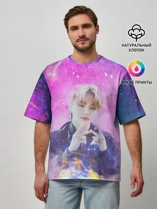 Мужская футболка оверсайз / BTS