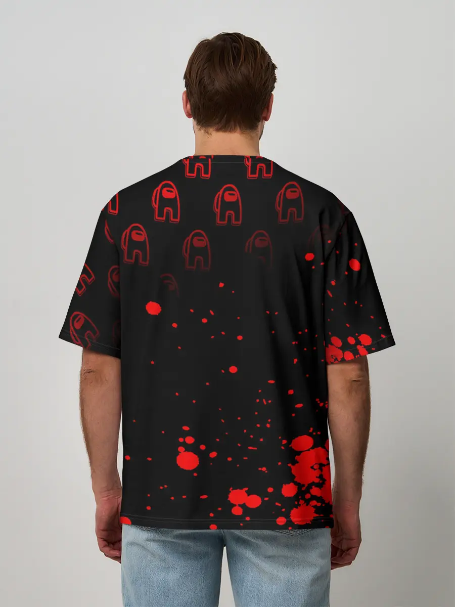 Мужская футболка оверсайз / Among Us