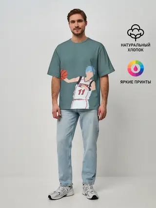 Мужская футболка оверсайз / Tetsuya Kuroko