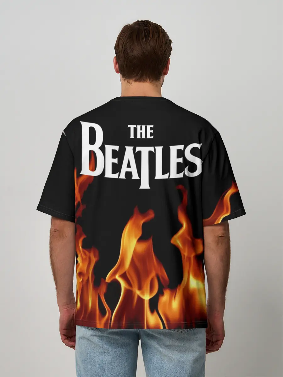 Мужская футболка оверсайз / The Beatles
