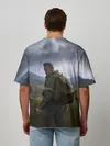Мужская футболка оверсайз / DAYZ POSTER | ДЕЙЗИ ПОСТЕР