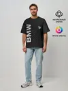 Мужская футболка оверсайз / BMW