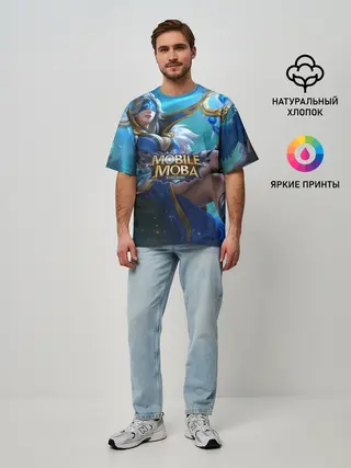 Мужская футболка оверсайз / mobile legends