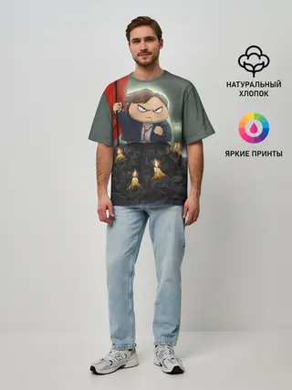 Мужская футболка оверсайз / Eric Cartman