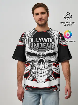 Мужская футболка оверсайз / Hollywood Undead