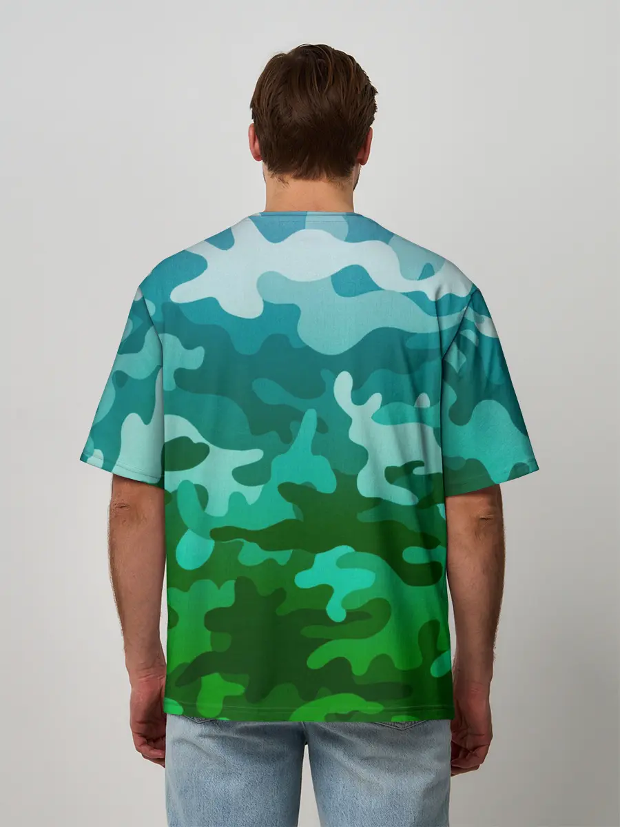 Мужская футболка оверсайз / Душа поёт