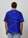 Мужская футболка оверсайз / delta abstraction