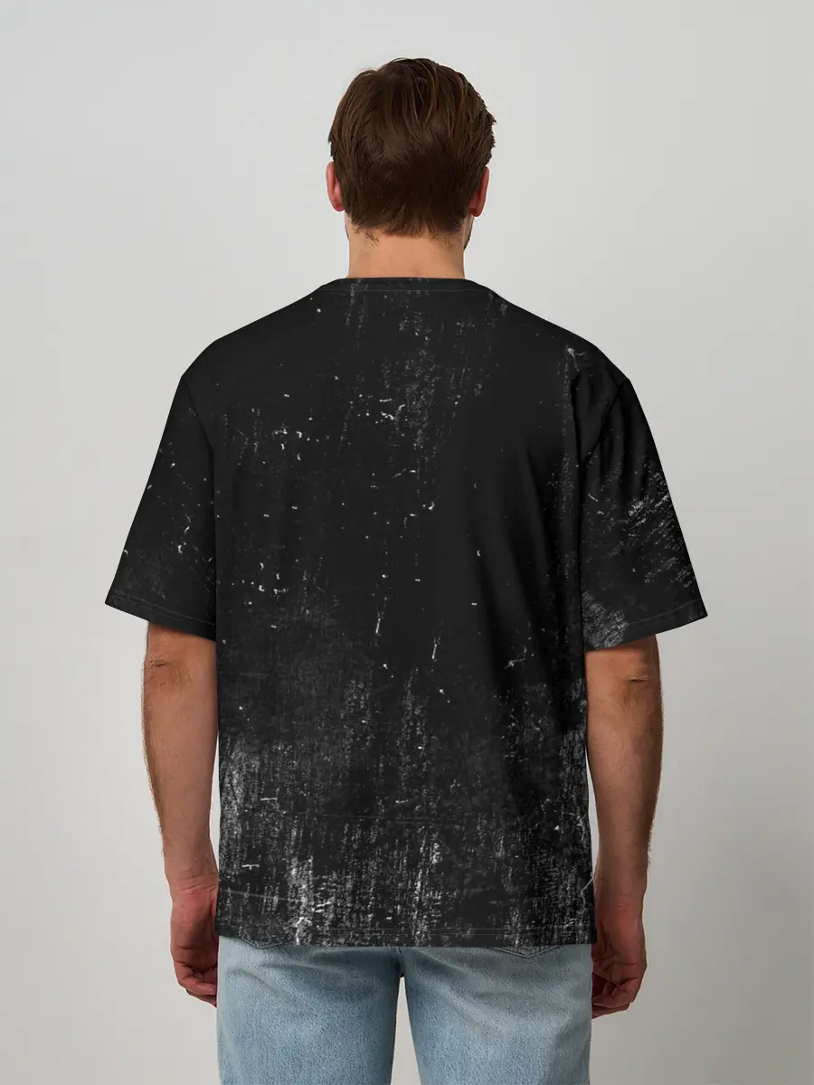 Мужская футболка оверсайз / Морская пехота РОССИЯ