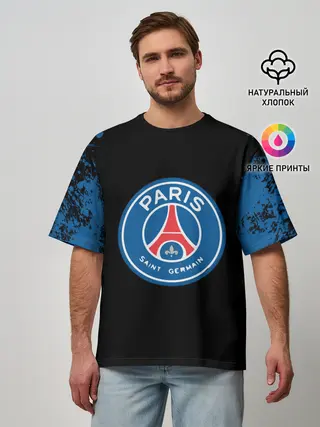Мужская футболка оверсайз / Paris Saint-German