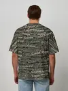 Мужская футболка оверсайз / Именной камуфляж. Александр