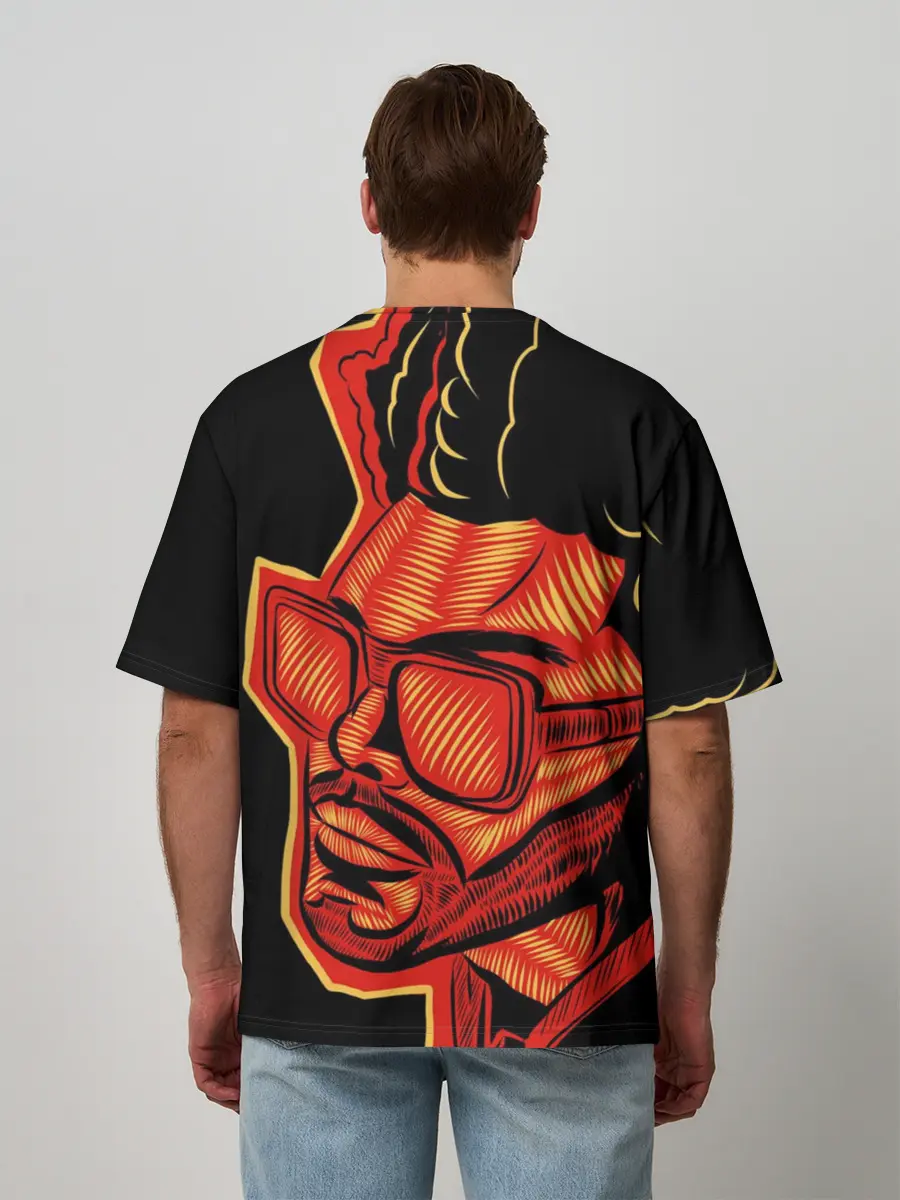 Мужская футболка оверсайз / Большой Уикенд