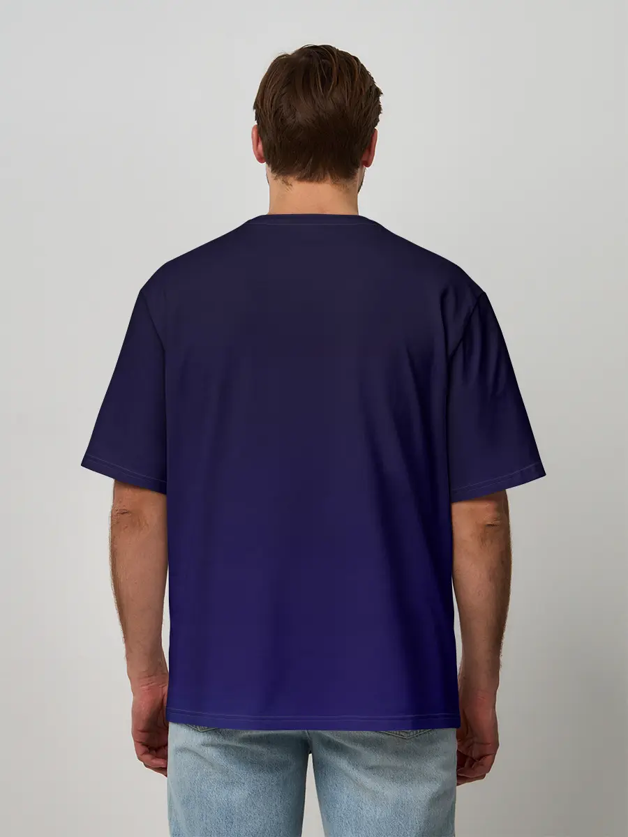 Мужская футболка оверсайз / Nirvana Neon