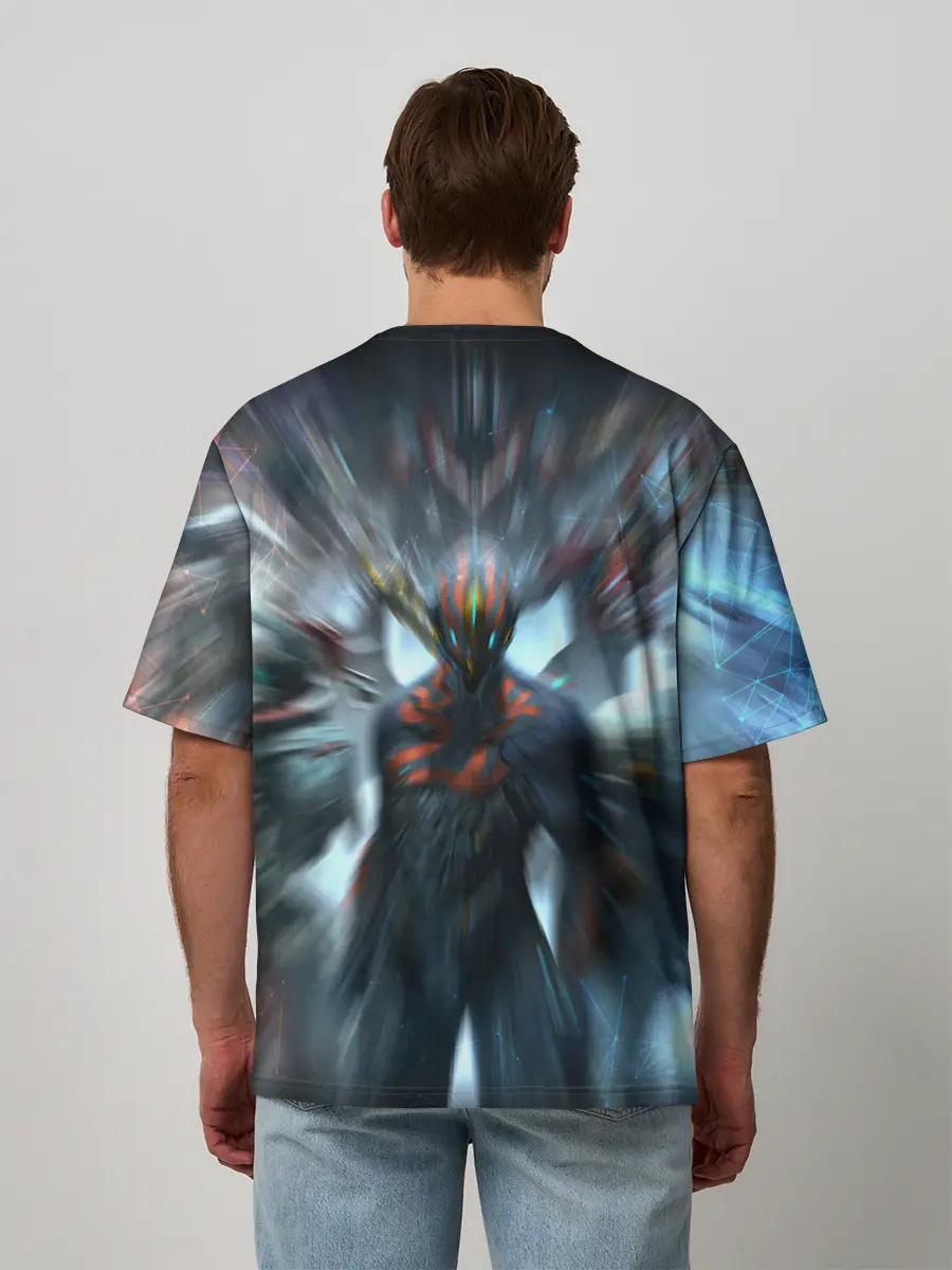 Мужская футболка оверсайз / WARFRAME | ВАРФРЕЙМ