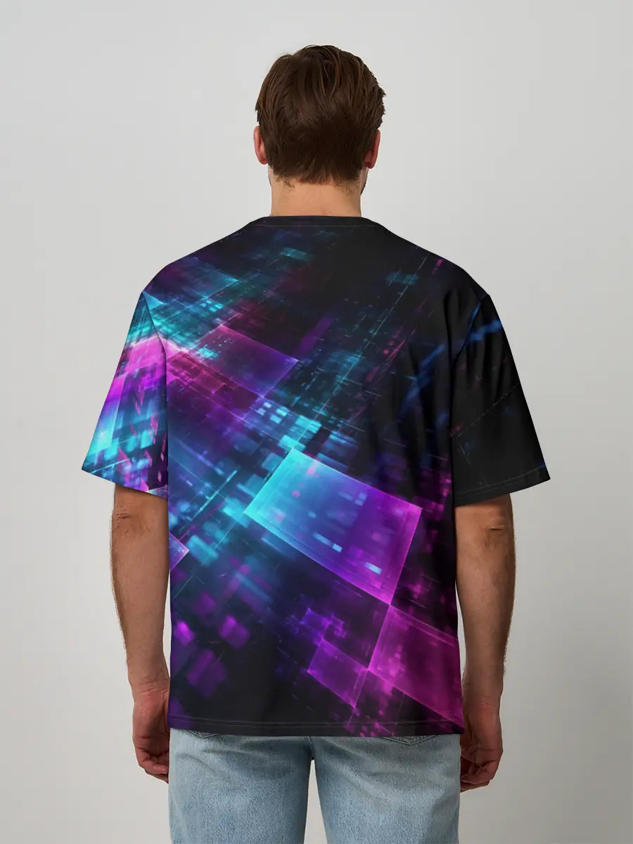 Мужская футболка оверсайз / Detroit: Become Human