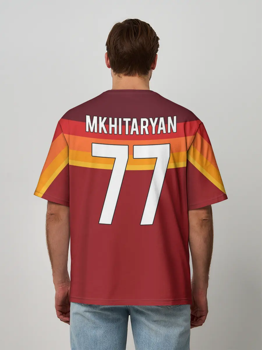 Мужская футболка оверсайз / Мхитарян | футболка Рома