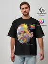 Мужская футболка оверсайз / Стив Джобс / Think Different