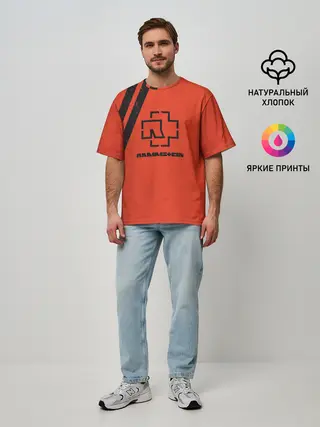 Мужская футболка оверсайз / Rammstein