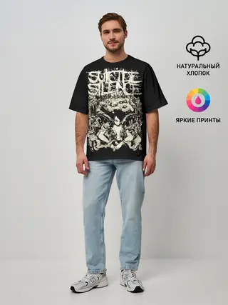 Мужская футболка оверсайз / Suicide Silence