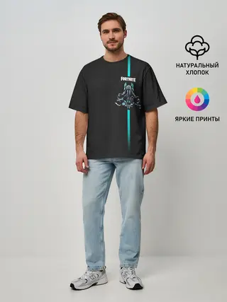 Мужская футболка оверсайз / Fortnite