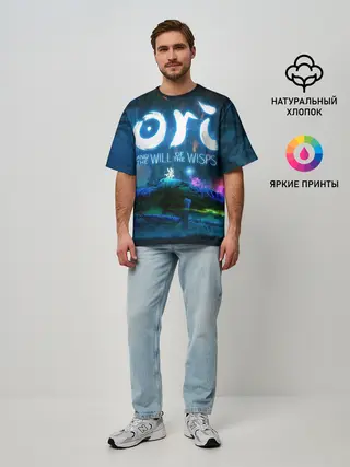 Мужская футболка оверсайз / Ori and the Blind Forest