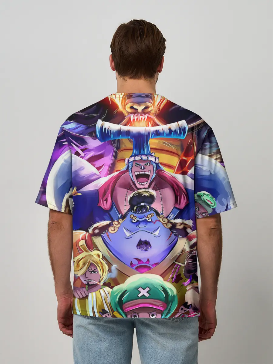 Мужская футболка оверсайз / ONE PIECE | ВАН ПИС ПЕРСОНАЖИ