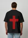 Мужская футболка оверсайз / Красный Крест