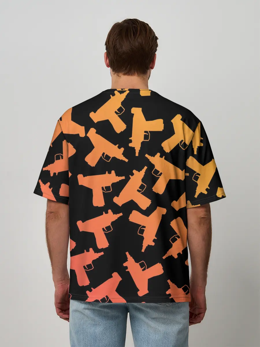 Мужская футболка оверсайз / Узи