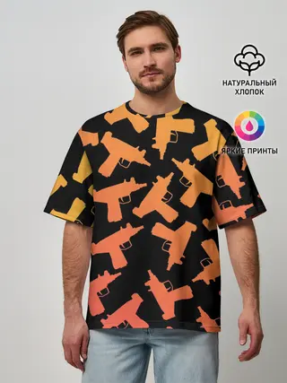 Мужская футболка оверсайз / Узи