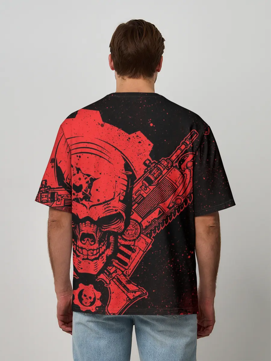 Мужская футболка оверсайз / Gears 5 - Gears of War