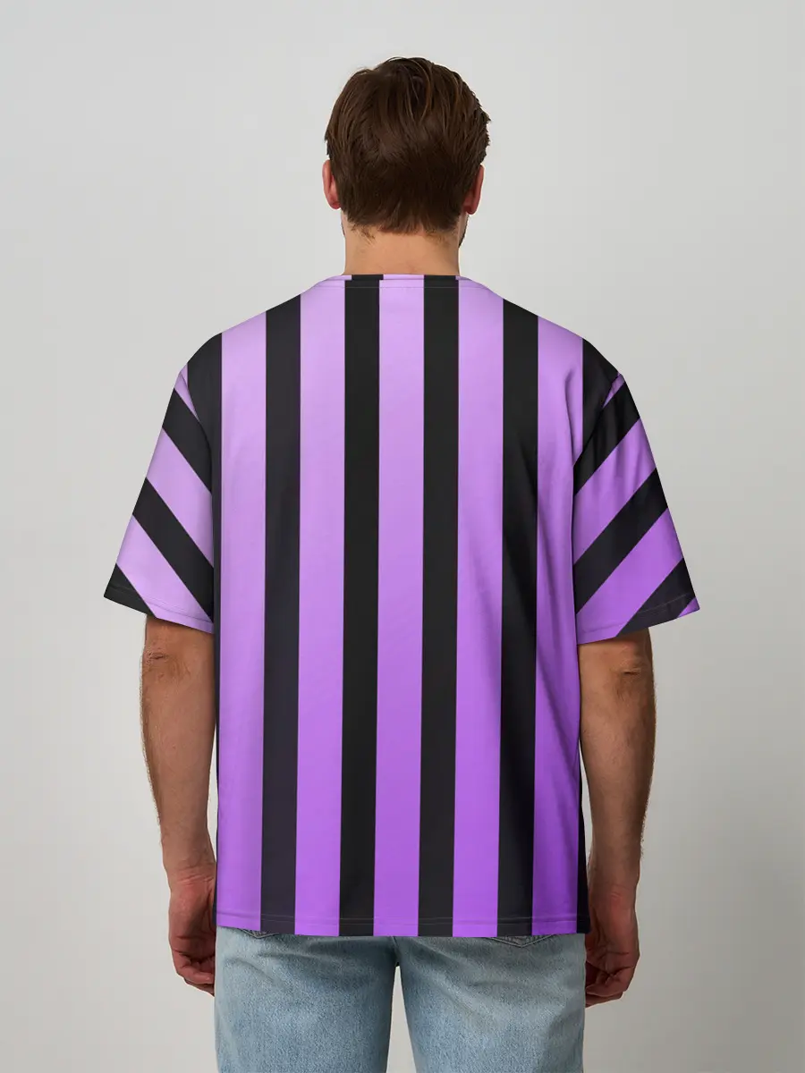 Мужская футболка оверсайз / Полосатость