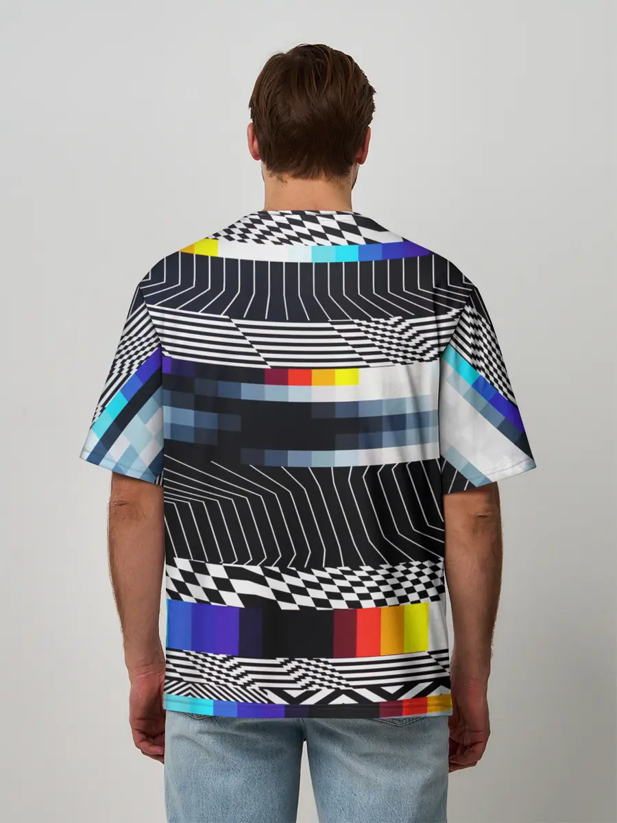 Мужская футболка оверсайз / Уличный стиль