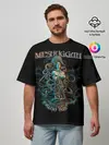 Мужская футболка оверсайз / Meshuggah