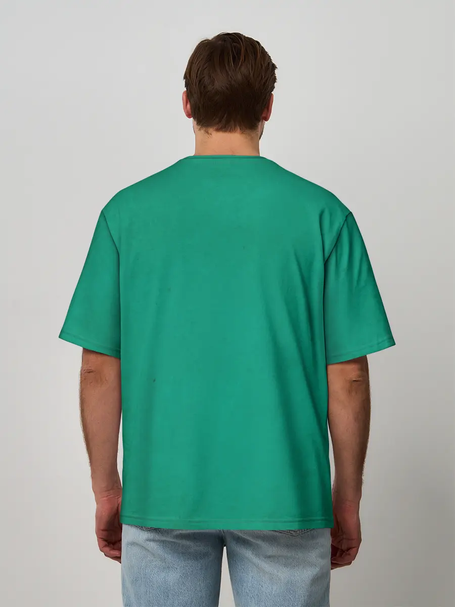 Мужская футболка оверсайз / Meow-rry Catmas