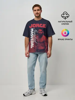 Мужская футболка оверсайз / Jorge Masvidal
