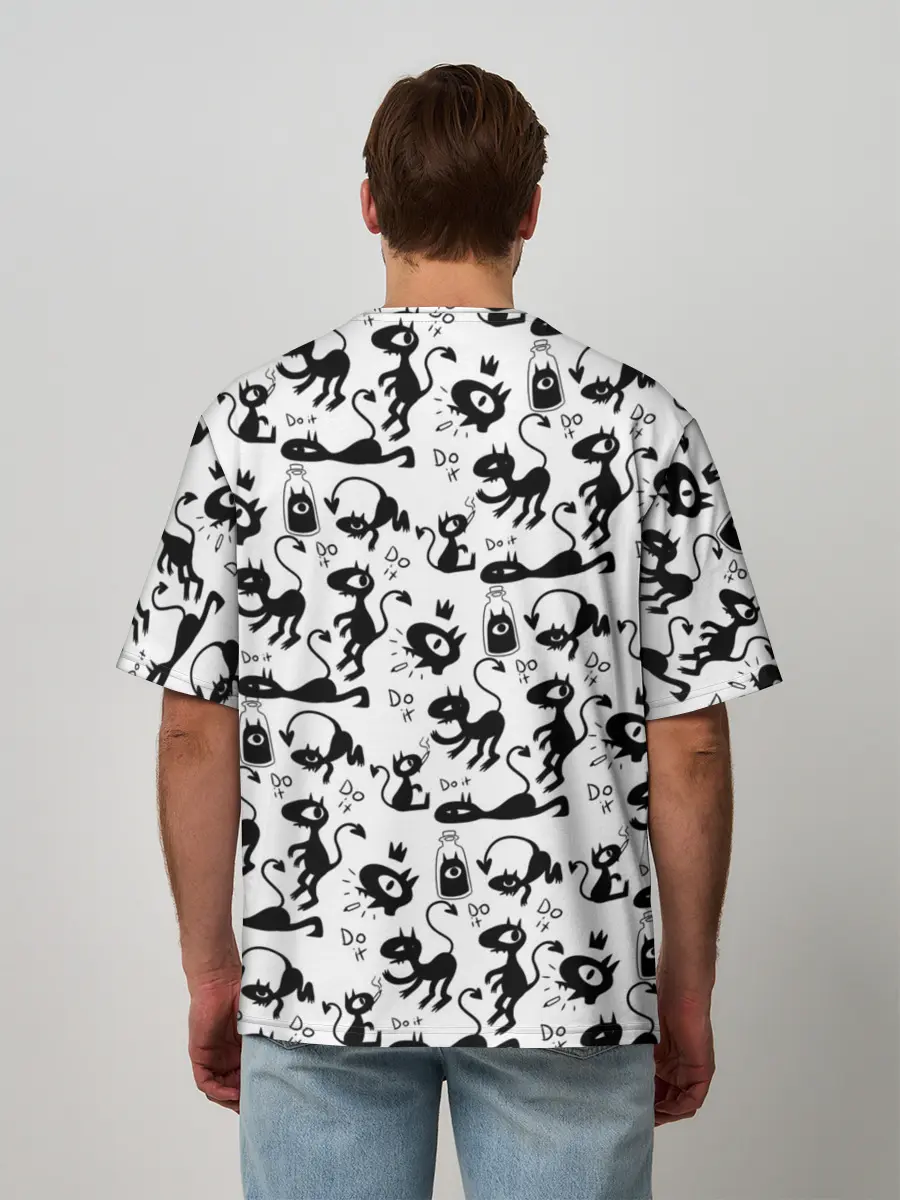 Мужская футболка оверсайз / DISENCHANTMENT LUCI