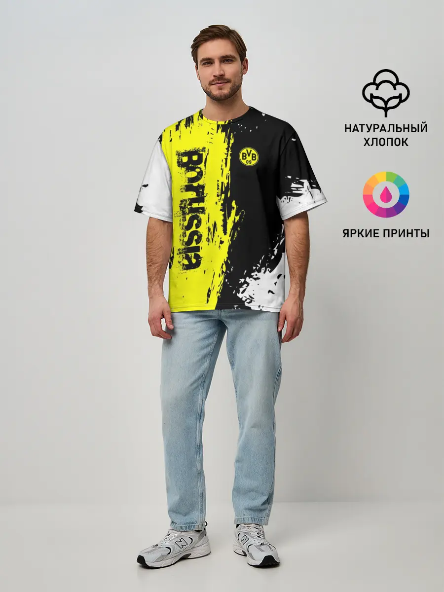 Мужская футболка оверсайз / BORUSSIA SPORT
