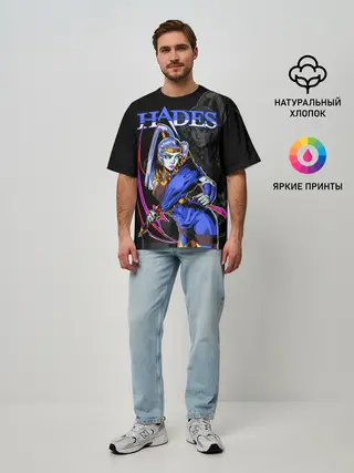 Мужская футболка оверсайз / Hades Megaera