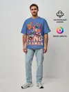 Мужская футболка оверсайз / King Shaman