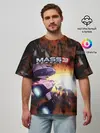 Мужская футболка оверсайз / MASS EFFECT