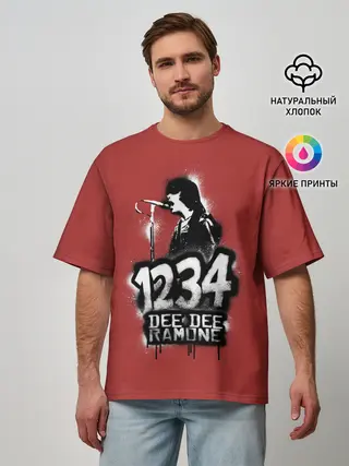 Мужская футболка оверсайз / Dee Dee Ramone