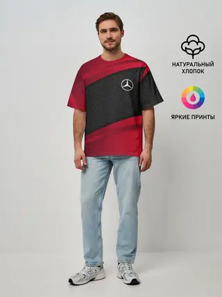 Мужская футболка оверсайз / MERCEDES BENZ SPORT