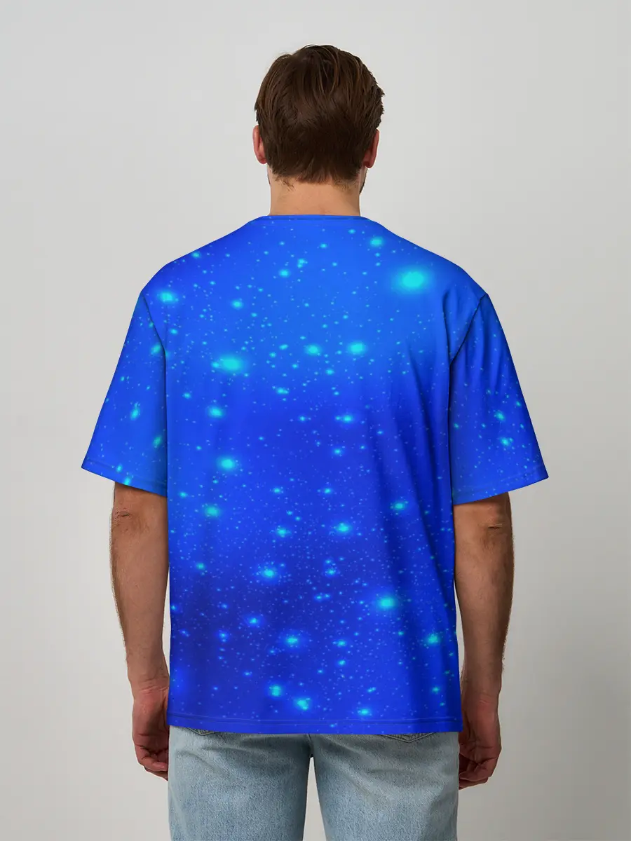 Мужская футболка оверсайз / Juventus space collection