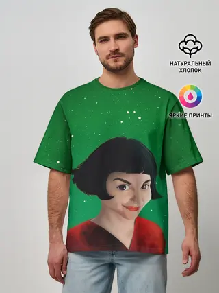 Мужская футболка оверсайз / Амели | Amelie