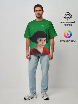 Мужская футболка оверсайз / Амели | Amelie