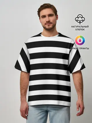 Мужская футболка оверсайз / Моряк