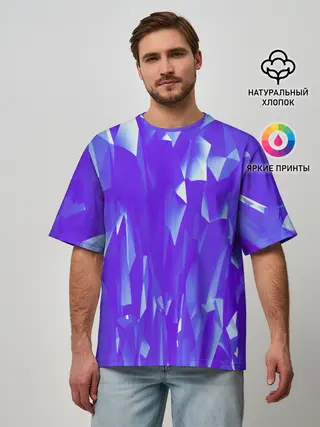 Мужская футболка оверсайз / Абстракция