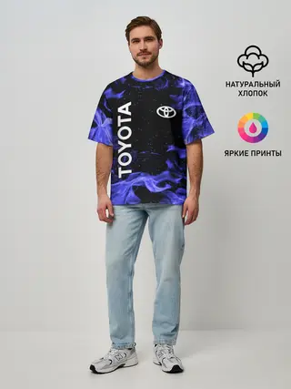 Мужская футболка оверсайз / TOYOTA