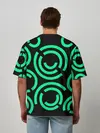 Мужская футболка оверсайз / Полукруг