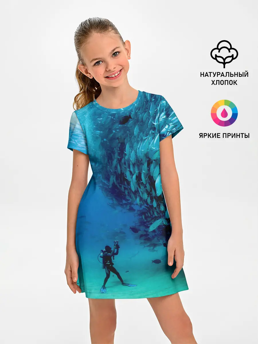 Детское платье / Фото дайвинг