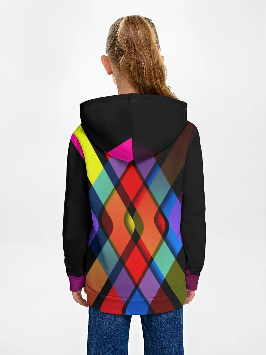 Детское худи / Симметрия красок